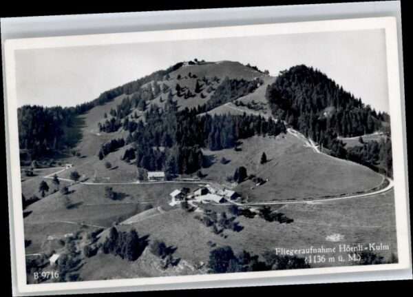 Steg Toesstal Hörnli-Kulm Fliegeraufnahme
