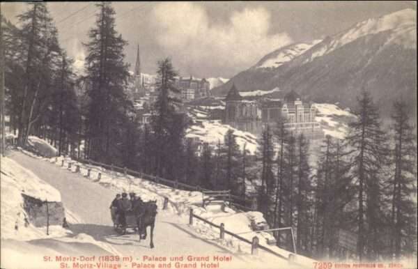 St Moritz GR St Moritz Palace Grand Hotel