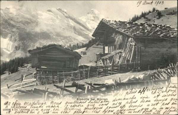 Muerren BE Mürren Alphütte x