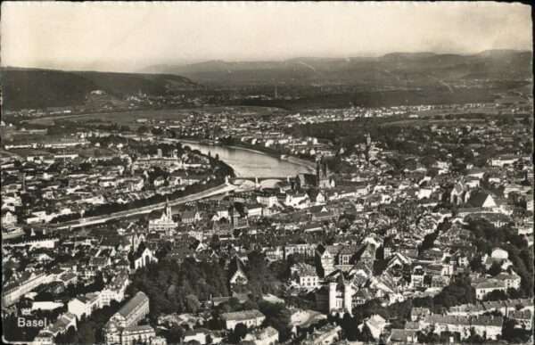 Basel BS Basel Fliegeraufnahme