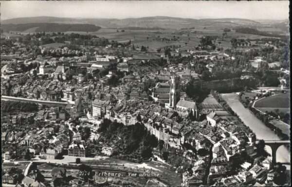 Fribourg FR Fribourg Fliegeraufnahme