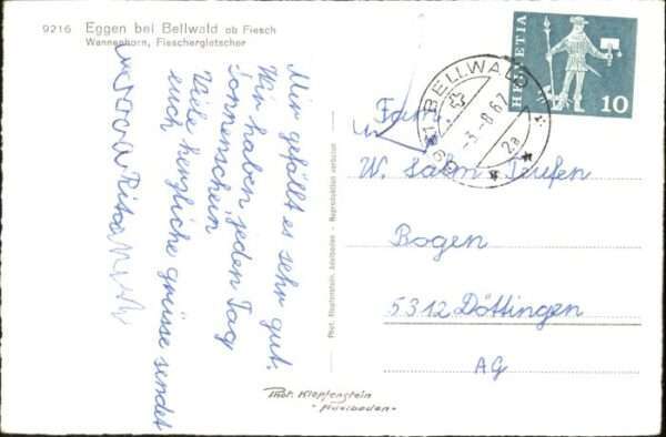 Eggen Wannenhorn Fieschergletscher – Bild 2
