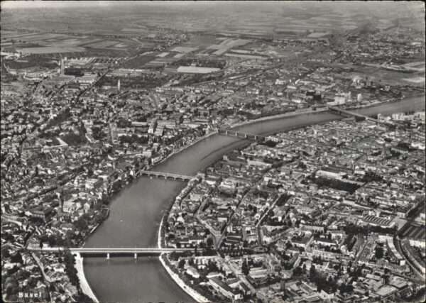 Basel BS Basel Fliegeraufnahme
