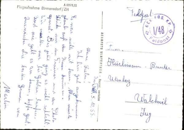Birmensdorf Fliegeraufnahme – Bild 2