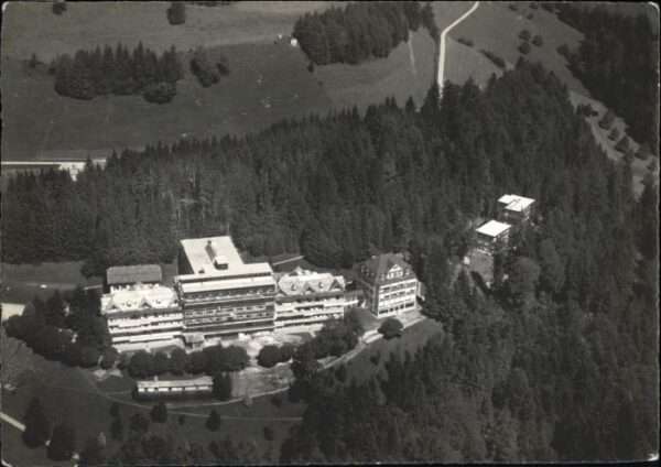 Wald ZH Wald AR Sanatorium Fliegeraufnahme