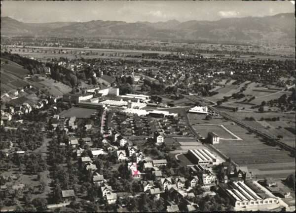 Balgach Fliegeraufnahme Herrbrugg