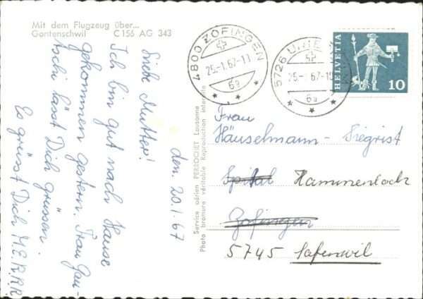 Gontenschwil Fliegeraufnahme – Bild 2