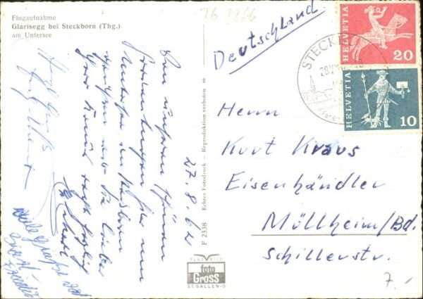 Steckborn Fliegeraufnahme Glarisegg – Bild 2