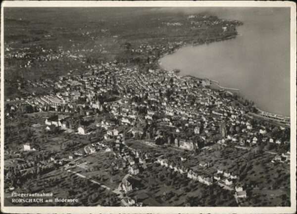 Rorschach Bodensee Rorschach Fliegeraufnahme
