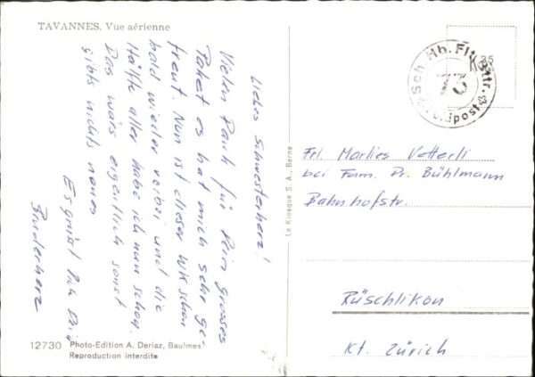 Tavannes Fliegeraufnahme – Bild 2