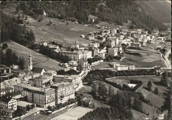 Pontresina Fliegeraufnahme