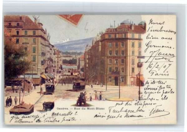 Genf GE Genf Rue du Mont Blanc Hotel Suisse
