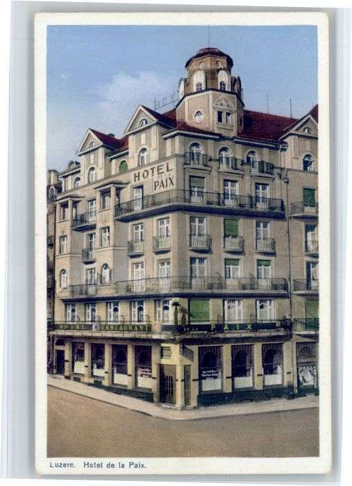 Luzern LU Luzern Hotel de la Paix