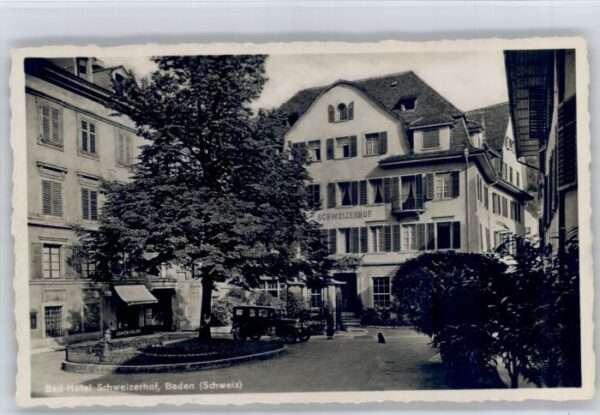 Baden AG Baden Bad Hotel Schweizerhof