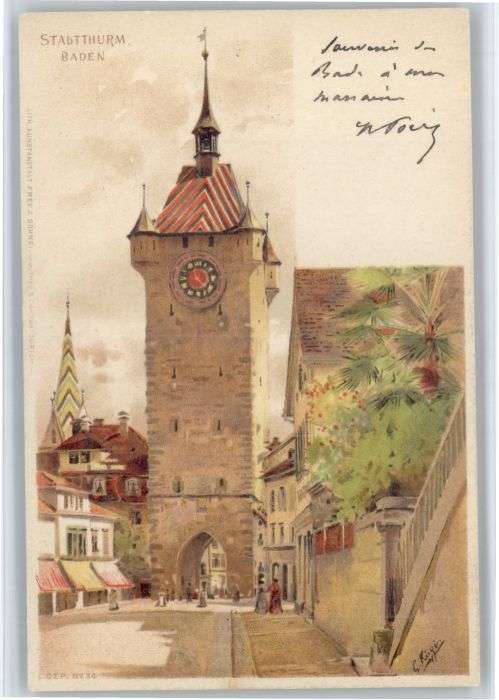 Baden AG Baden Stadtthurm