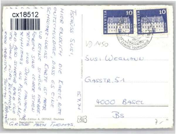 Ste Croix VD Ste-Croix Fliegeraufnahme – Bild 2