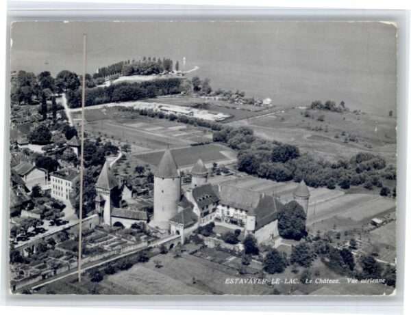Estavayer-le-Lac Fliegeraufnahme