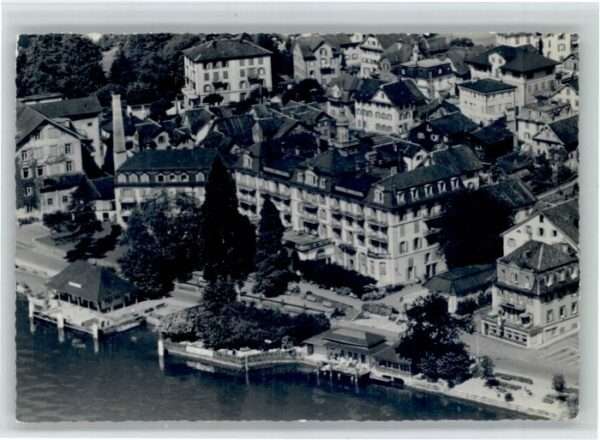 Gersau Vierwaldstaettersee Gersau Fliegeraufnahme