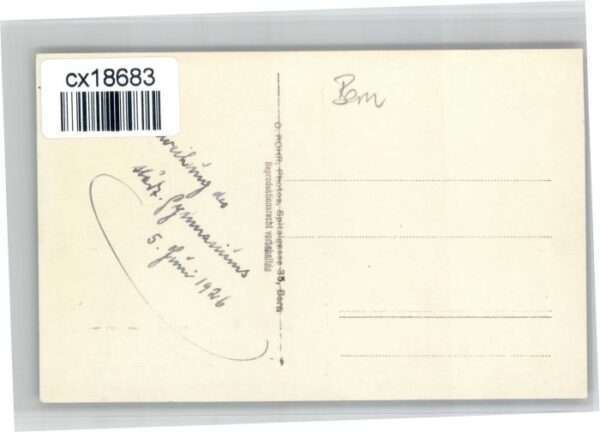 Bern BE Bern [Handschriftlich] – Bild 2