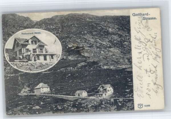 Andermatt [Stempelabschlag] Gotthardtsrasse Resta