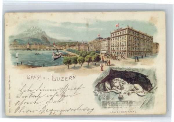 Luzern LU Luzern Löwen Denkmal