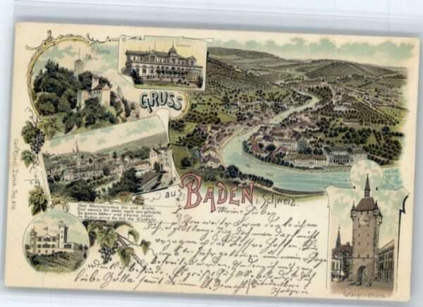Baden AG Baden Casino Schloss Stein Gefängnissth