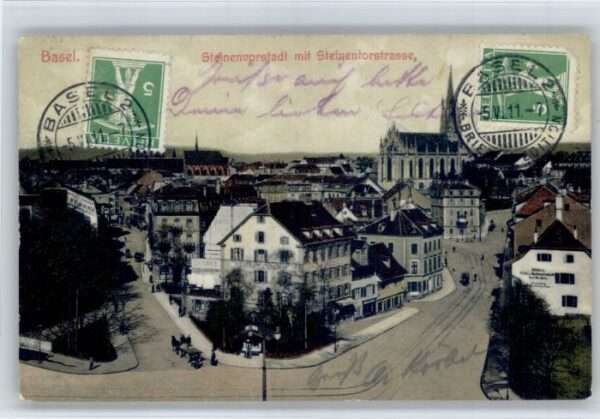 Basel BS Basel Steinenvorstadt Steinentorstrasse