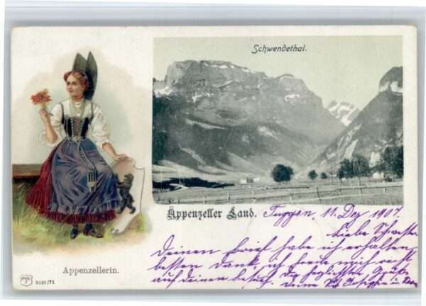 Appenzell IR Appenzell Schwendethal Appenzellerin