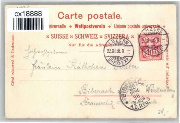Luzern LU Luzern Restaurant Rosengarten – Bild 2