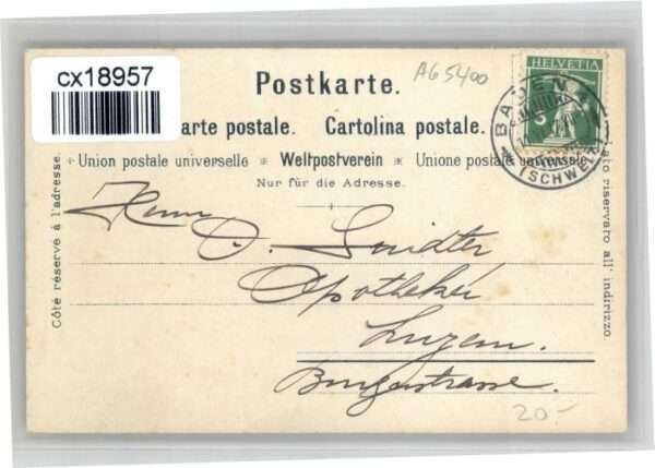 Baden AG Baden Bruggerthurm Künstler C Steinmann – Bild 2