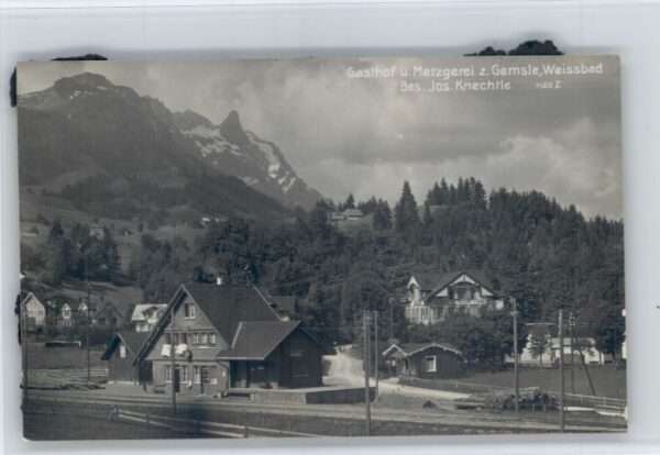 Weissbad Gasthof Metzgerei Gemsle
