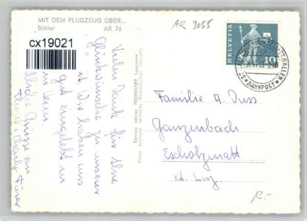 St Gallen SG St Gallen Fliegeraufnahme [Stempelabsch – Bild 2