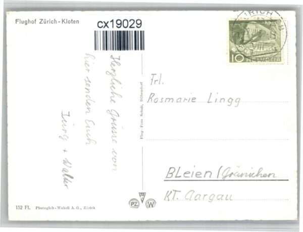 Zuerich lughof Kloten Fliegeraufnahme – Bild 2