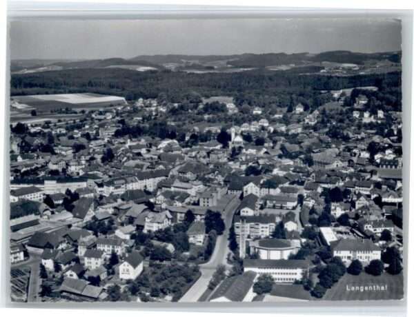Langenthal BE Fliegeraufnahme