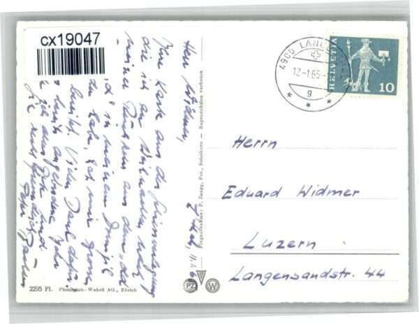 Langenthal BE Fliegeraufnahme – Bild 2