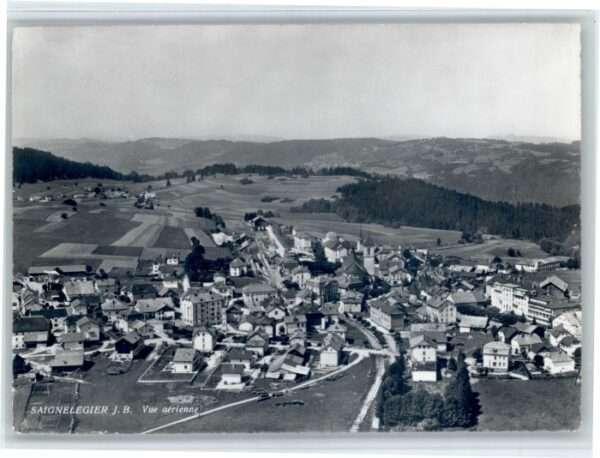 Saignelegier Fliegeraufnahme
