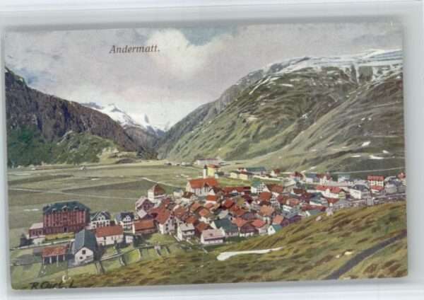 Andermatt Künstler R Carl