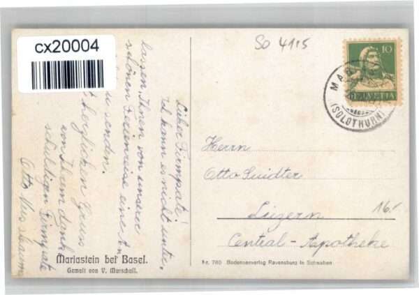 Mariastein SO Mariastein Künstler Verlagsrohabzug  ke – Bild 2