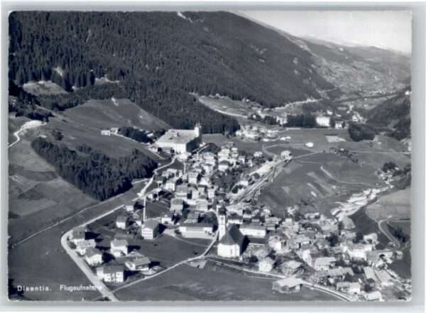 Disentis GR Disentis Fliegeraufnahme