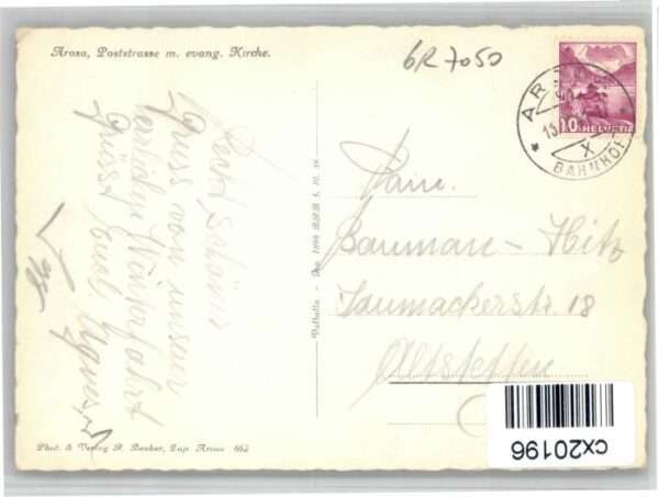 Arosa GR Arosa Poststrasse Kirche – Bild 2