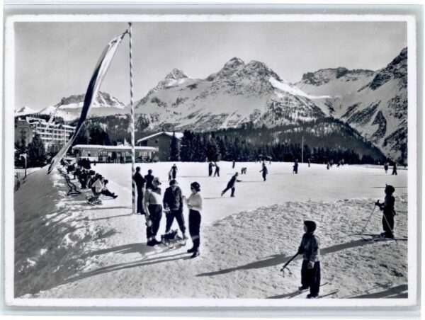 Arosa GR Arosa Eisbahn Obersee Furkahörner