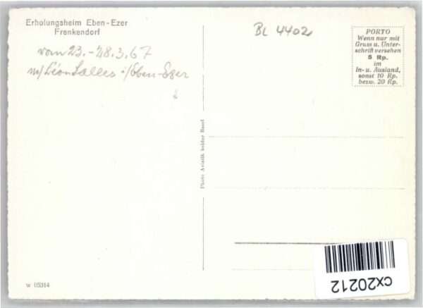 Frenkendorf Erholungsheim  Eben Ezer – Bild 2