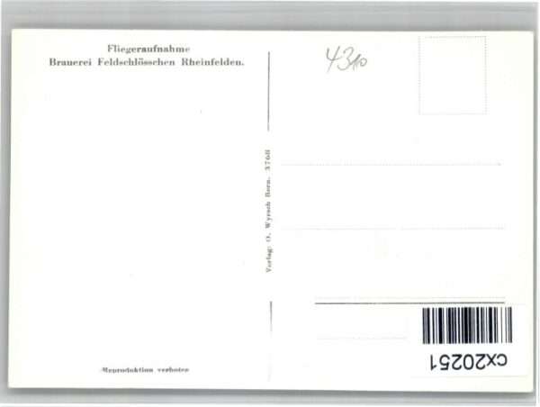 Rheinfelden AG Rheinfelden Brauerei Feldschlösschen Fl – Bild 2