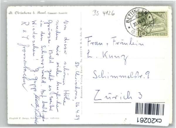 St Chrischona Fliegeraufnahme – Bild 2