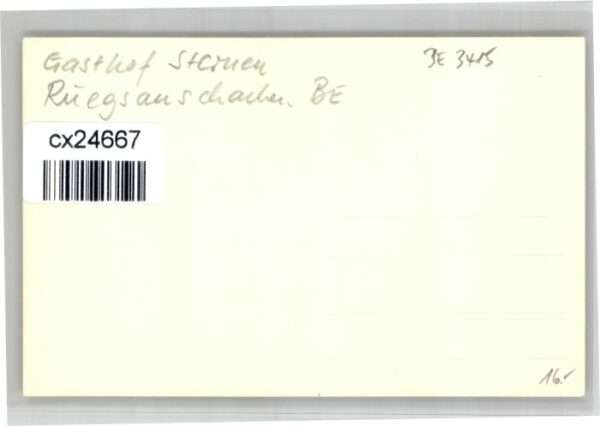 Rueegsauschachen Handschriftlich] Gasthof Sternen – Bild 2