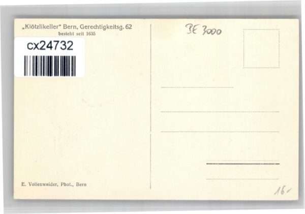 Bern BE Bern Klötzlikeller – Bild 2