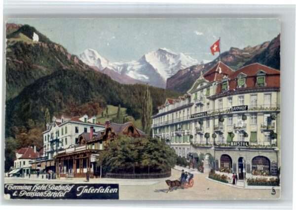 Interlaken BE Interlaken Terminus Hotel Bahnhof Pensi