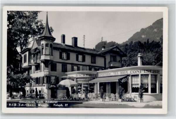 Weggis Vierwaldstaettersee Weggis Conditorei Cafe Bäckerei Böck Sc