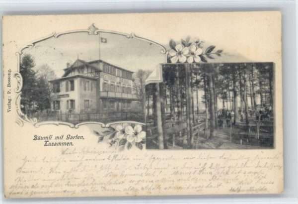 Winterthur [Stempelabschlag] Bäumli Garten