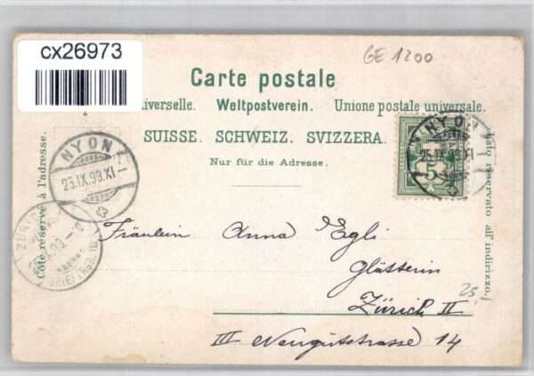 Genf GE Genf Place Neuve Hotel Postes Mouettes – Bild 2